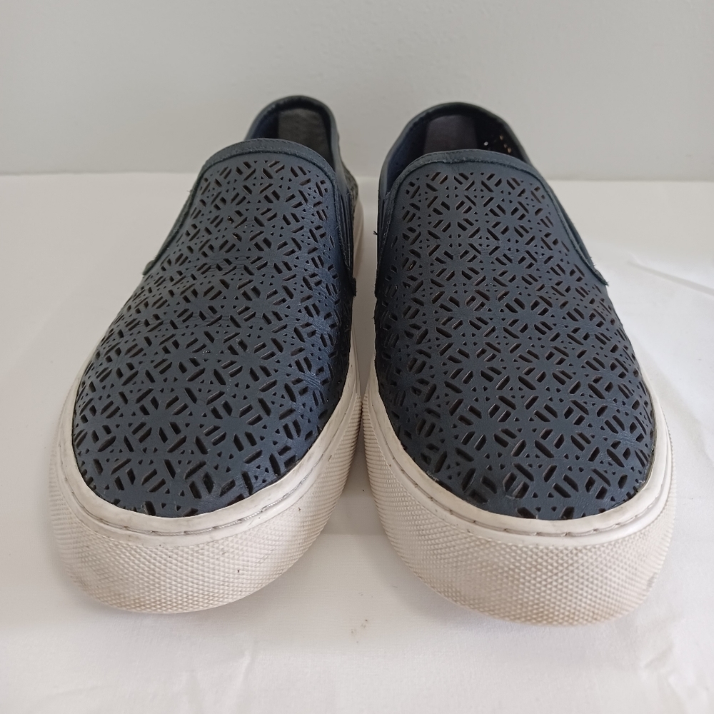 Women's Navy Slip-On Sneakers